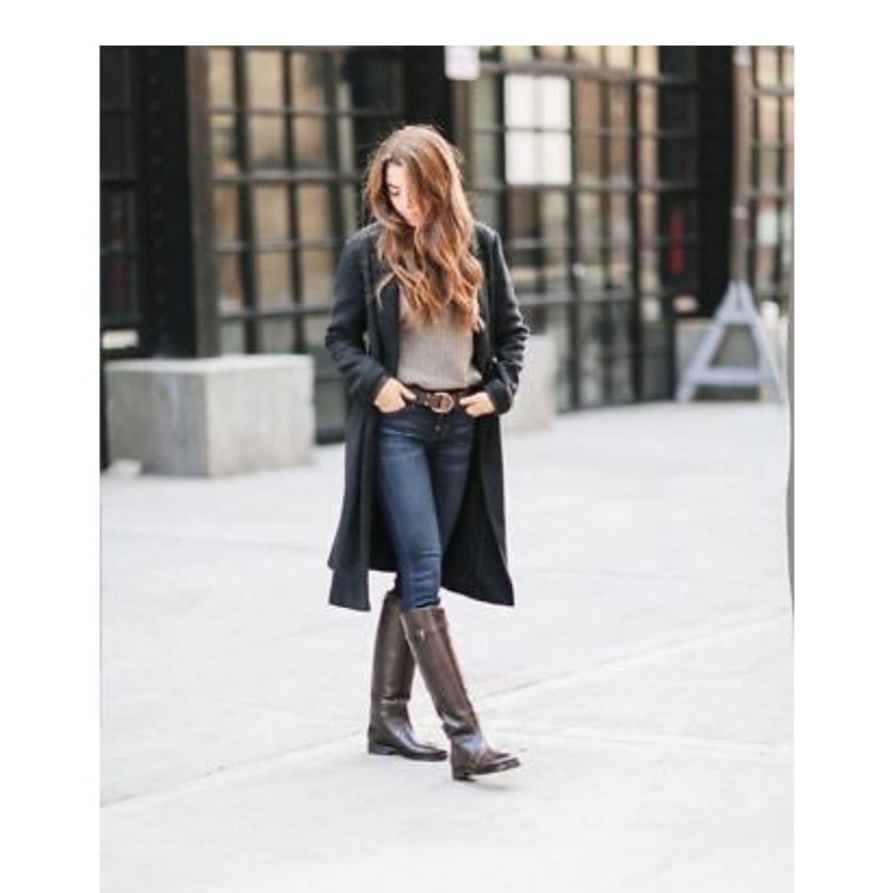 FRYE Brown Lucy Tall Riding Boots